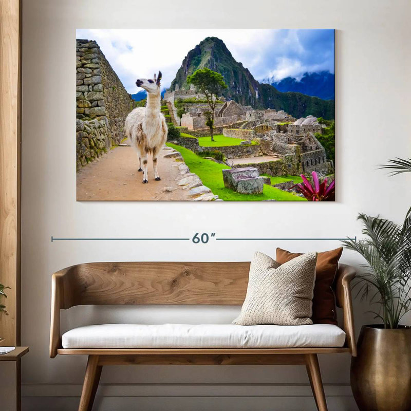 Brampt Peru Llama, 34" H x 51" W