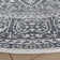 Tapis gris foncé / crème Calidia