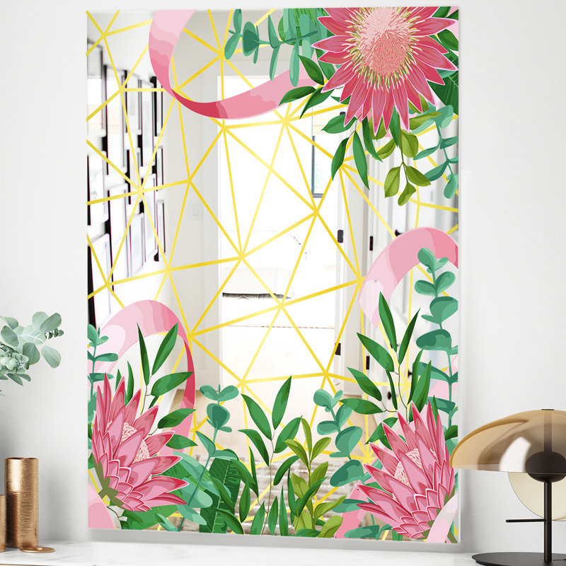 Miroir d'appoint Efflorescent, H 39,4 po x l 29,5 po