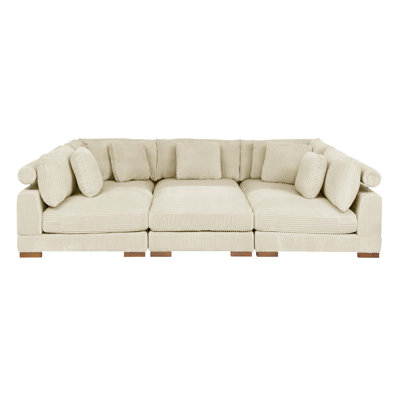Barcombe Modular Corduroy Sectional