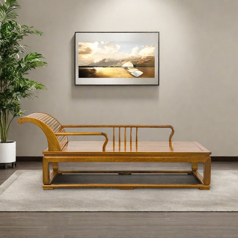Chaise en bois massif de haute qualité, Orienté à gauche (vu de face)