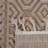Guros Collection 4X6 Mocha / Geometric Indoor/ Outdoor Area Rug-92726187