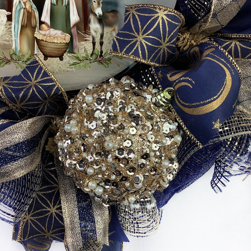 Couronne en maille 18 po
