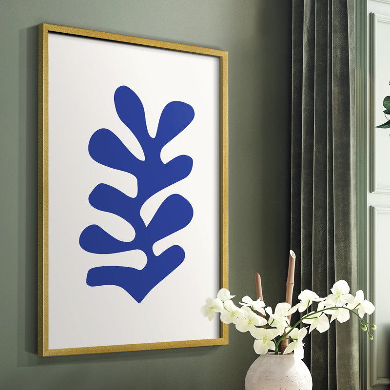 Matisse Lxxiii, reproduction encadrée - bois massif, H 14 po x l 11 po
