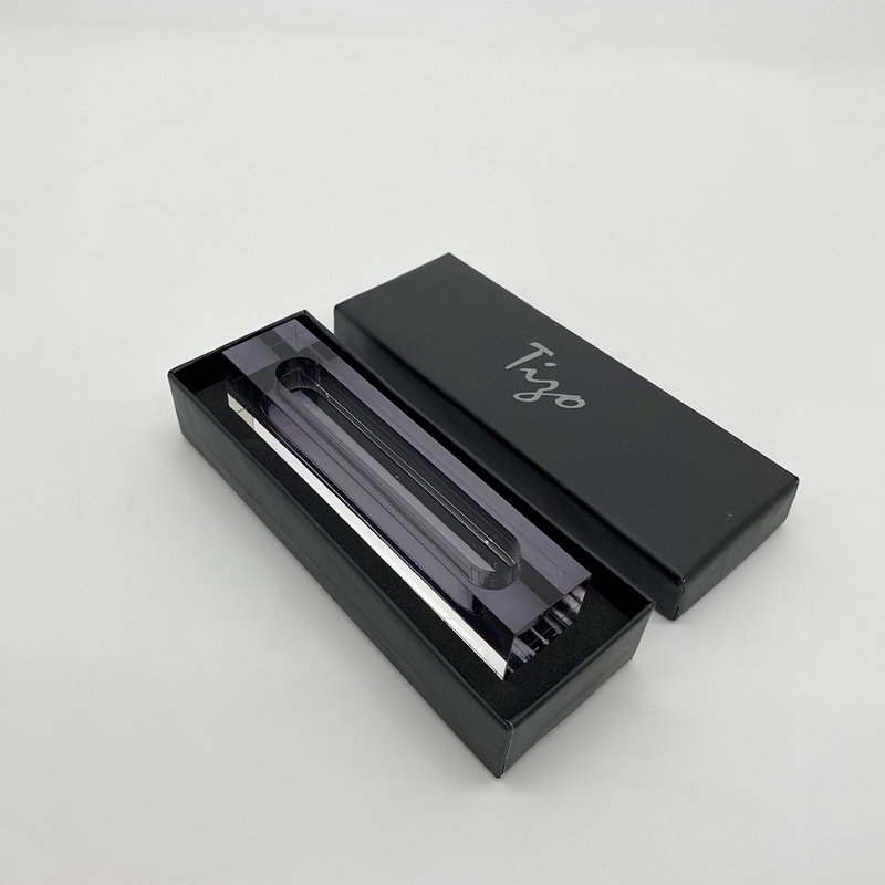 Lucite Mezuzah, Smoke