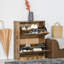 12 Pair Flip Down Shoe Storage
