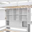 Lit mezzanine avec bureau intégré et escalier-791880854