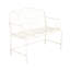 Banc de jardin extérieur - blanc-484234908