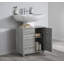 Ernestas 60cm Single Bathroom Vanity Base Only in Grey