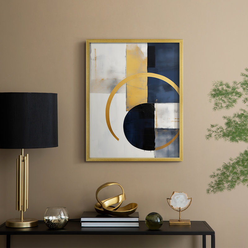 «ABSTRACT Series DL», H 30 po x l 24 po, Doré