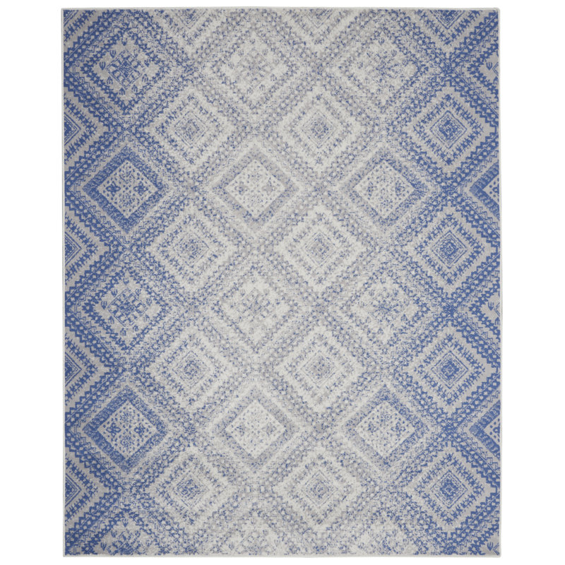 Tapis ivoire Harriet Bohemian Farmhouse, Rectangle 8 pi 4 po x 11 pi 6 po