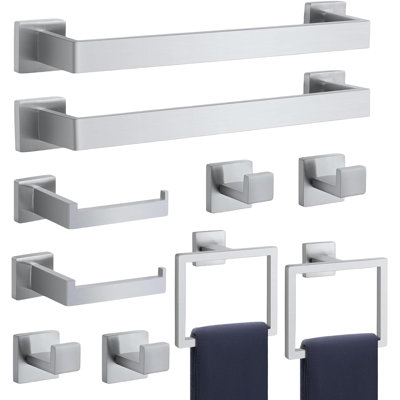 10 - Piece Bathroom Hardware Set