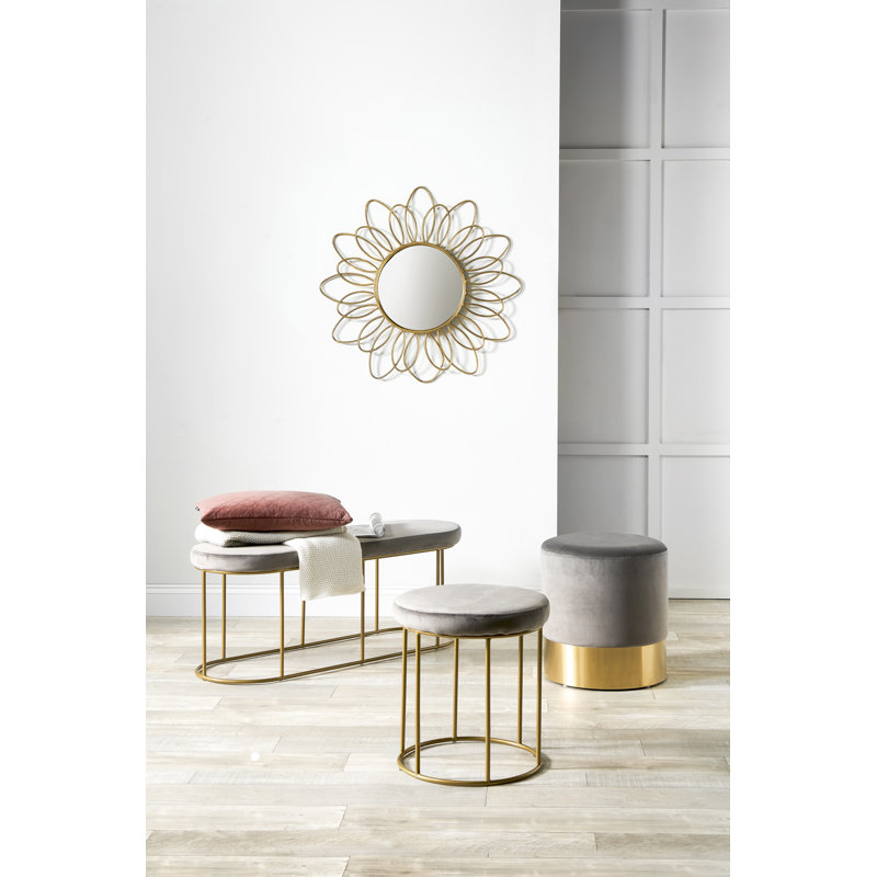 Krieg Iron Bench, Grey