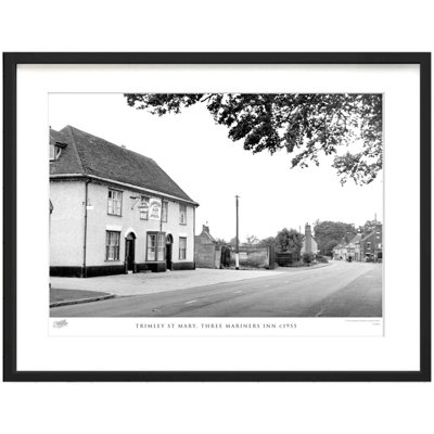 Trimley St Mary, Three Mariners Inn C1955 by Francis Frith - Single Picture Frame Print