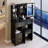29.2" Small Size Drawer Desktop Vanity Table + Cushioned Stool, 2 AC+2 USB Power Station, Hair Dryer Bracket, Extra Large Touch Control Sliding LED Mirror, 3-Color Switching, EPA, GCC, UL Certificate-2009472877