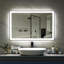 Miroir de salle de bain multifonctionnel éclairé-72547438