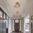 Kaissen 1-E26 Light Bulb Rattan Handmade Farmhouse Semi Flush Mount Ceiling Light