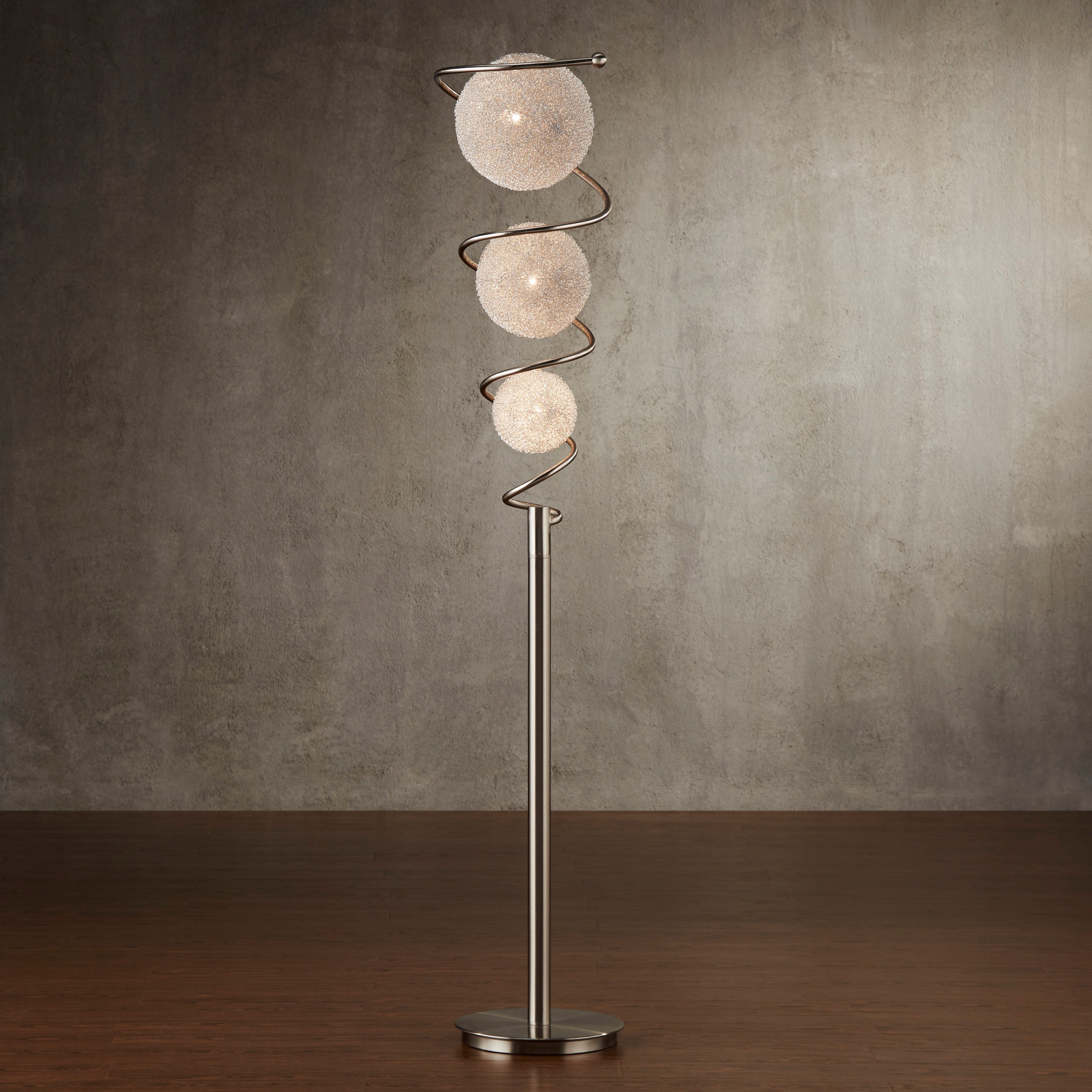 Orren Ellis Luxurious Living Room Floor Lamp 1pc Sparkling Decorative
