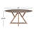 Persimmon Solid Wood Pedestal Dining Table-1762488861-1810536076