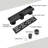 12" Linear Shower Drain With Bar Pattern Grate-119691761