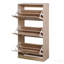 Armoire de rangement à chaussures 3 tiroirs, étagère à 3 niveaux - standard