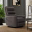Fauteuil relevable en similicuir gris Bentley-822384370
