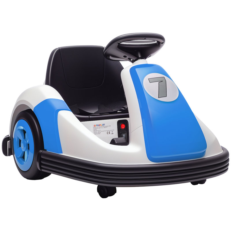 HOMCOM Battery Powered Ride On, Blue