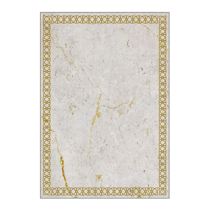 Luxurious Woven Carpet, 100% Polyester, 70.9 x 110.2 Inches | 740 g/m², Non-Slip Felt Dot Underside, 0.2 Inch Pile Height | Machine Washable, Easy Care, Perfect for Living Room & Bedroom Décor