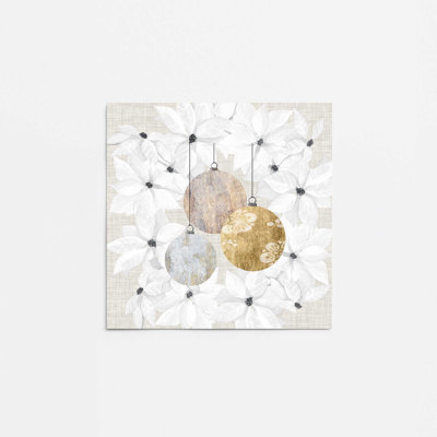 Imprimé Holiday Ornaments in Bloom II