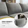 Manusite L-Shaped Reversible Modular Sectional Couch with Storage Ottoman