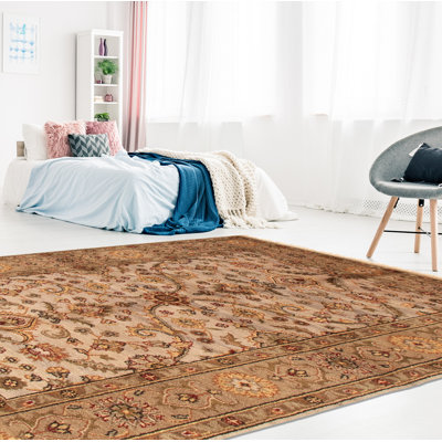 Crutcher Wool Oriental Indoor Rug