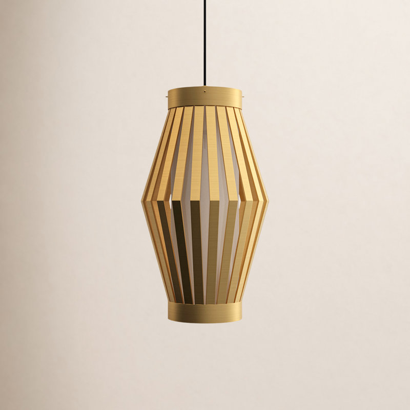 Phineas 1 - Light Lantern Pendant, Aged Gold