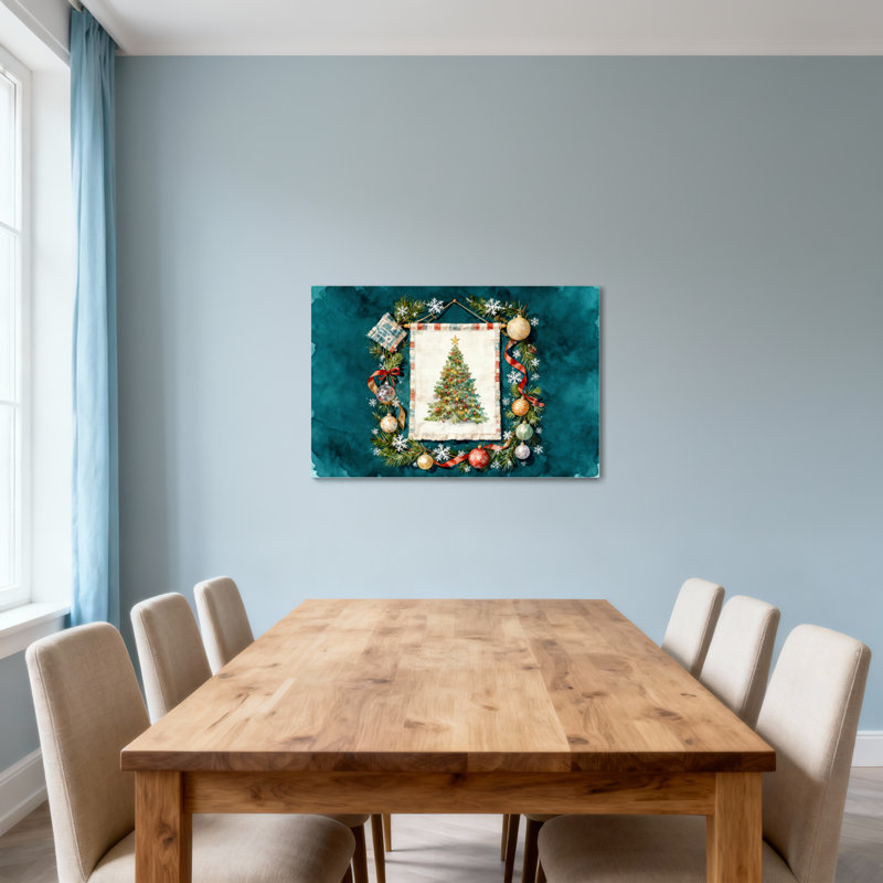 Motif de guirlande de Noël, H 20 po x l 30 po