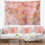 Tapisserie abstraite mystique à veines fractales roses-28496956