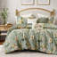 Ensemble d'édredon floral 7 pièces Vin-132793795-132793797