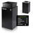 29 Gallon Steel Open Top Mixed, Compost, and Trash Can Set with Square and Mixed Lid