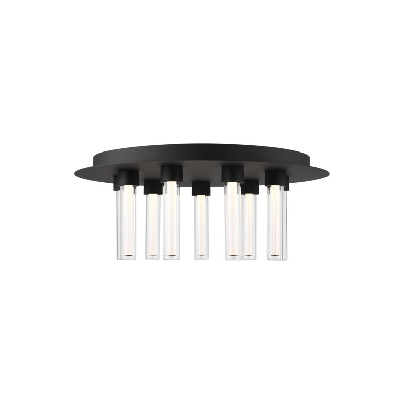 Kola 9 - Light LED Flush Mount, Nightshade Black