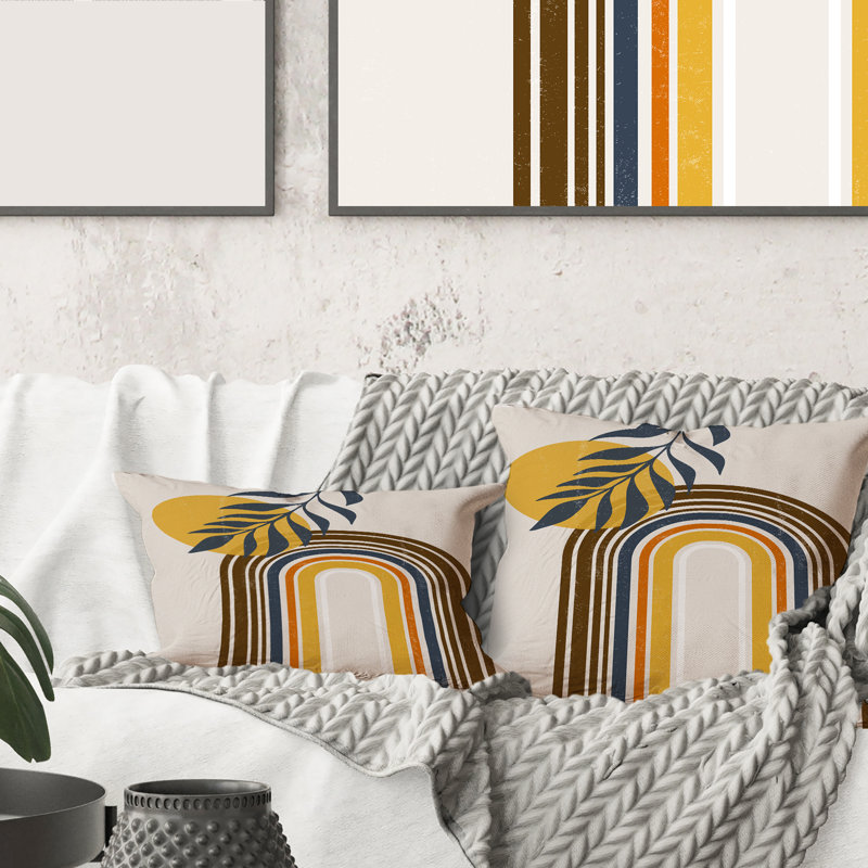 Abstract Throw Pillow