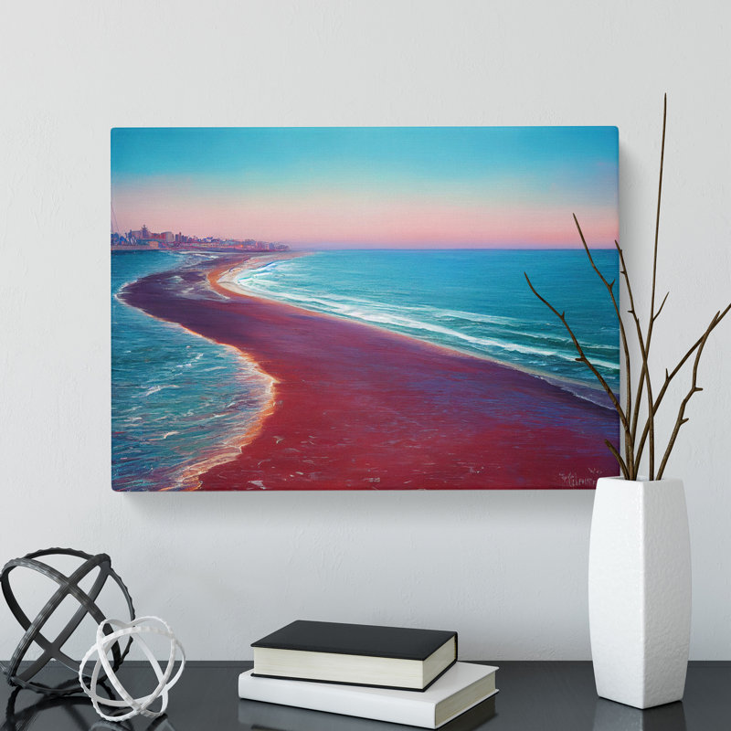 Beach Path - Wrapped Canvas Print, 35cm H x 50cm W x 3cm D