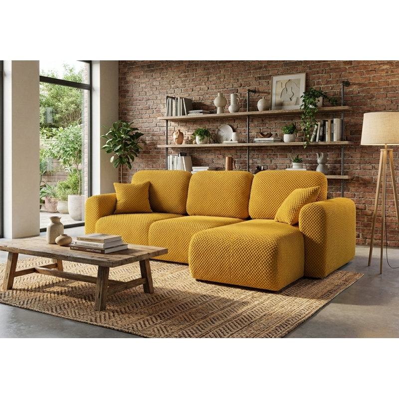 Chandara 3 Seater Sofa Bed, Right Hand Facing Corner Sofa