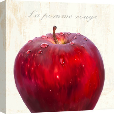 La Pomme Rouge by Remo Barbieri - Wrapped Canvas Print