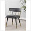 Chaise de salle à manger rembourrée en velours Glam-476809670