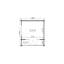 Nuuk 16 x 12 Ft. 44mm Log Cabin