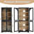 72" Curved Glass Door Bookcase-1853755243