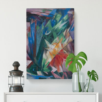 Birds by Franz Marc - Wrapped Canvas