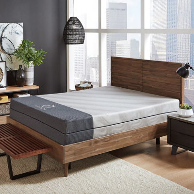Matelas en mousse viscoélastique gélifiée 12 po avec fermeture à glissière, housse lavable, respirant et doux