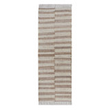 Jute / Sisal Striped Area Rug in Ivory/Beige