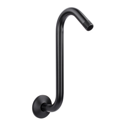 Shower Arm With Flange 10.5-inch Wall Mounted Gooseneck