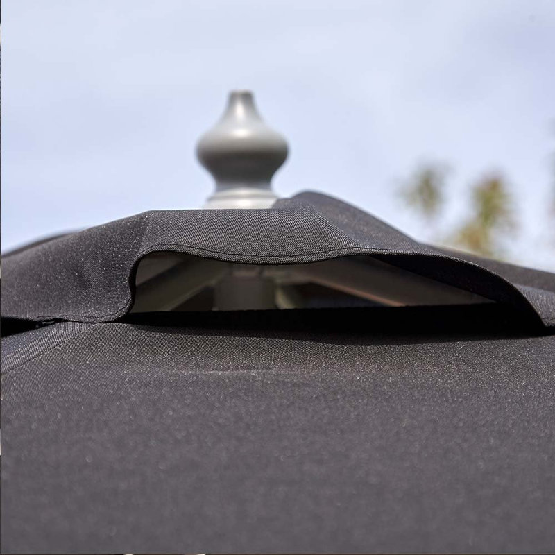 Hamrick 225cm Market Parasol, Black