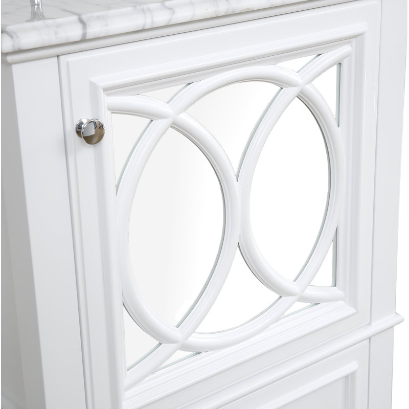 Ensemble de meuble-lavabo simple 24 po Brendale, Blanc